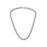 CUBAN CHAIN 8MM - SILVER