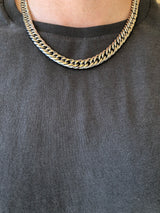 CUBAN CHAIN 10MM - SILVER