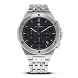 SILVER JETLINER 41 MM - BLACK DIAL