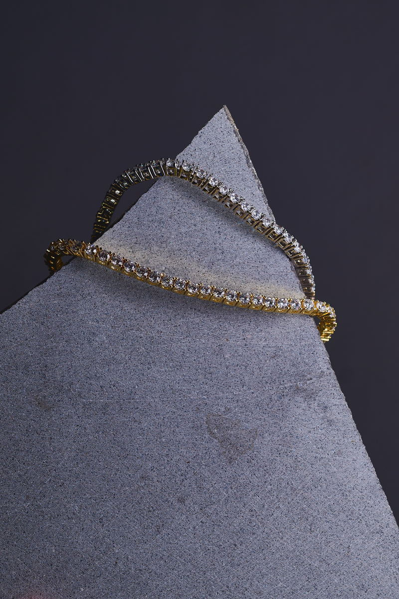 TENNIS BRACELET 3MM - GOLD