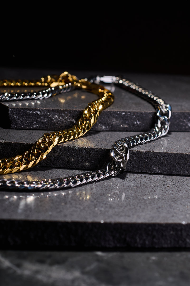 CUBAN CHAIN 10MM - SILVER
