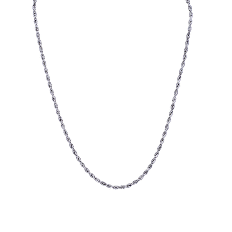 ROPE CHAIN 3MM - SILVER