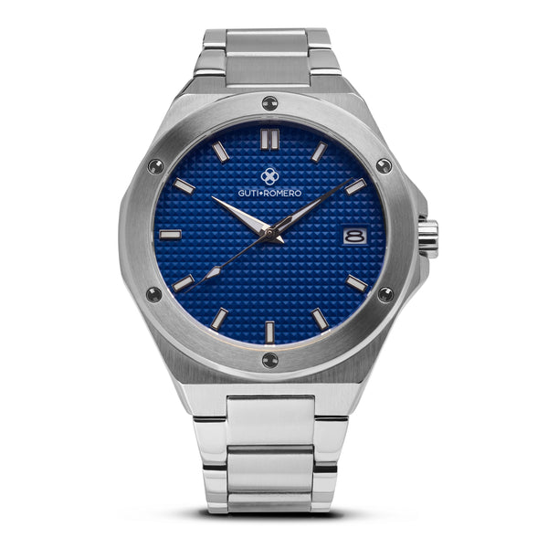 SILVER MATRIX 41MM BLUE DIAL