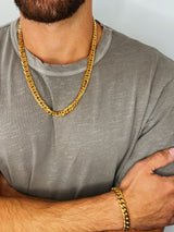 CUBAN CHAIN 10MM - GOLD